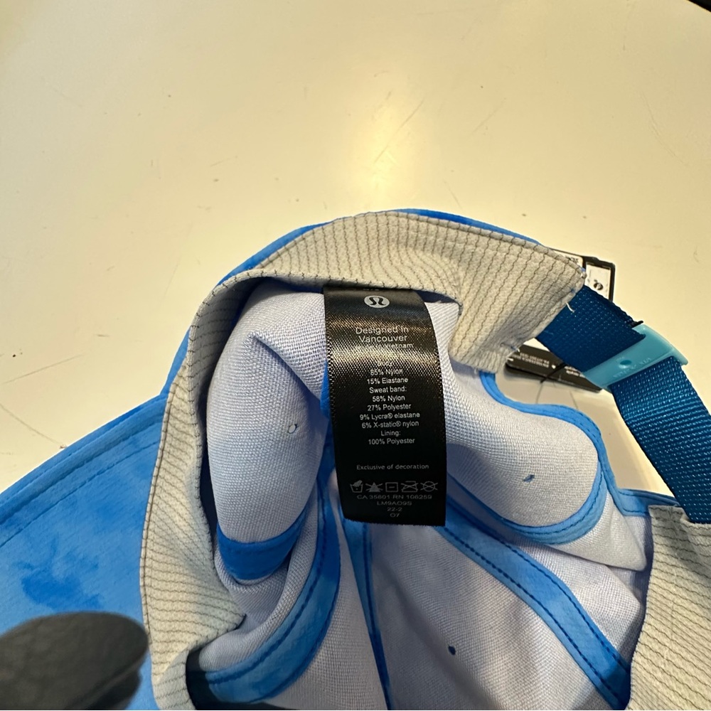 NWT Lululemon Days Shade Ball Cap *Ripstop Tidal Dye Areo Blue Poolside Blue - Picture 6 of 9